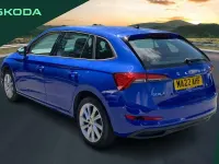 Used Skoda Scala SE L 94 HP (69 kW) 2022 Blue Hatchback