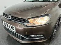 Used VW Polo SE 90 HP (66 kW) 2015 Brown Hatchback