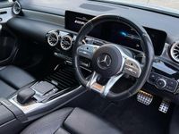 Used Mercedes A35 AMG Premium Plus 306 HP (225 kW) 2022 Moonstone white metallic Hatchback