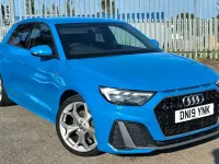 Used Audi A1 Sportback S-Line 116 HP (85 kW) 2019 Blue Hatchback