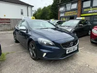 Used Volvo V40 R-Design 2014 Blue Hatchback