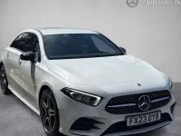 Used Mercedes A180 AMG line 136 HP (100 kW) 2023 White Sedan