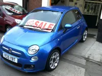 Used Fiat 500 S 69 HP (50 kW) 2015 Blue Hatchback