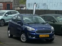Used Ford Ka Plus Zetec 84 HP (61 kW) 2019 Blue Hatchback