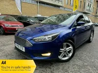Used Ford Focus Zetec 125 HP (91 kW) 2016 Blue Hatchback