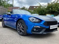 Used Abarth 124 Spider 170 HP (125 kW) 2018 Blue Cabriolet