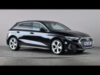 Used Audi A3 S-Line 150 HP (110 kW) 2023 Black Sedan