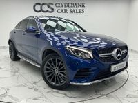 Begagnad Mercedes GLC220 AMG line 170 HK (125 kW) 2018 Blå Sportkupé