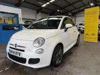 Used Fiat 500 S 69 HP (50 kW) 2014 White Hatchback