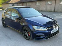 Begagnad VW Golf VII R 2018 Blå Halvkombi