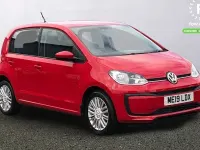 Used VW up! move up! 60 HP (44 kW) 2018 Red Hatchback