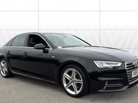 Used Audi A4 S-Line 150 HP (110 kW) 2018 Black Sedan