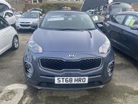 Used Kia Sportage 115 HP (84 kW) 2018 Blue SUV