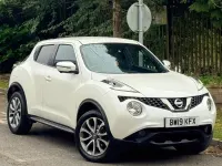 Second-hand Nissan Juke Tekna 112 CP (82 kW) 2019 Alb SUV