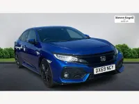 Used Honda Civic Sport 2019 Blue Hatchback