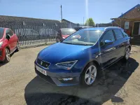 Begagnad Seat Leon FR 2014 Blå Kombi