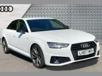 Used Audi A4 Black Edition 150 HP (110 kW) 2019 Ibis white Sedan