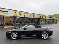 Used Porsche Boxster 300 HP (220 kW) 2018 Black Cabriolet