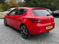 Used Seat Leon SE 105 HP (77 kW) 2014 Red Hatchback