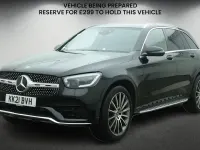 Used Mercedes GLC220 AMG line 194 HP (142 kW) 2021 Black SUV