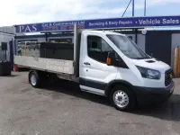 Used Ford Transit 130 HP (95 kW) 2018 White Cabriolet