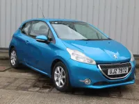 Begagnad Peugeot 208 Active 2013 Blå Halvkombi