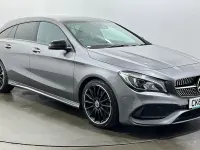 Used Mercedes CLA220 AMG line 170 HP (125 kW) 2018 Grey Coupe