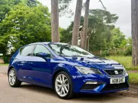 Used Seat Leon FR 150 HP (110 kW) 2018 Blue Hatchback
