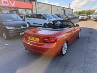 Used BMW 218 Sport Line 2017 Orange Cabriolet