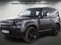 Used Land Rover Defender S 400 HP (294 kW) 2022 Carpathian grey SUV