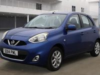 Begagnad Nissan Micra Acenta 2014 Blå Halvkombi