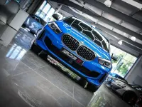 Used BMW M135 Sport Line 301 HP (221 kW) 2021 Blue Hatchback