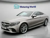 Used Mercedes C300 AMG line 245 HP (180 kW) 2019 Silver Coupe