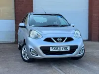 Used Nissan Micra Acenta 78 HP (57 kW) 2013 Silver Hatchback