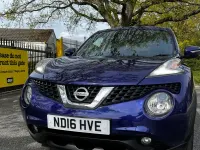 Gebraucht Nissan Juke Acenta 110 PS (80 kW) 2016 Blau SUV