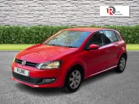 Used VW Polo Match 83 HP (61 kW) 2011 Red Hatchback