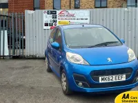 Used Peugeot 107 Active 68 HP (50 kW) 2012 Blue Hatchback