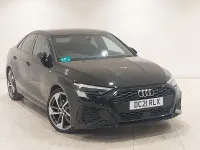 Usado Audi A3 Comfort 150 HP (110 kW) 2021 Preto Sedan