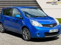 Used Nissan Note N-TEC 88 HP (64 kW) 2010 Blue Hatchback