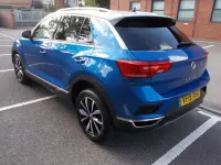 Used VW T-Roc Design 115 HP (84 kW) 2019 Blue SUV