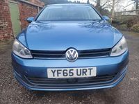 Used VW Golf VII Match 2015 Blue Hatchback