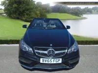 Used Mercedes E350 AMG line 2015 Black Cabriolet