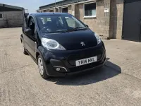 Used Peugeot 107 Active 68 HP (50 kW) 2014 Black Hatchback