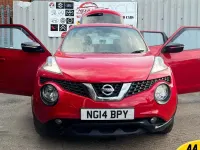 Used Nissan Juke Acenta Premium 115 HP (84 kW) 2014 Red SUV