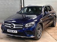 Used Mercedes GLC220 AMG line 168 HP (123 kW) 2016 Blue Estate