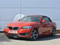Used BMW 220 Sport Line 190 HP (139 kW) 2018 Red Cabriolet