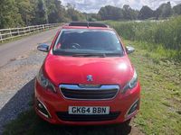 Used Peugeot 108 Allure 82 HP (60 kW) 2014 Red Hatchback