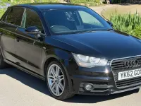 Used Audi A1 S-Line 105 HP (77 kW) 2012 Black Hatchback
