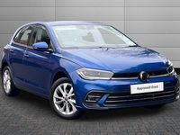 Used VW Polo Style 95 HP (69 kW) 2023 Blue Hatchback