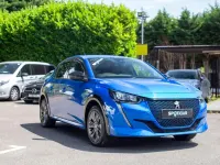 Used Peugeot e-208 Allure+ 98 kW (134 HP) 2023 Blue Hatchback